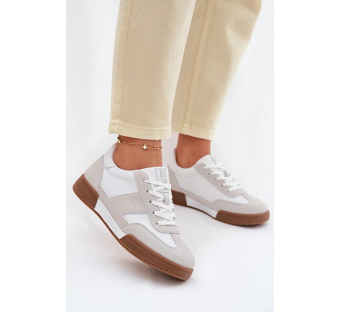 Dámské tenisky Big Star model 22069383 Bílé - Big Star Shoes Dámské tenisky Big Star model 22069383 Bílé - Big Star Shoes