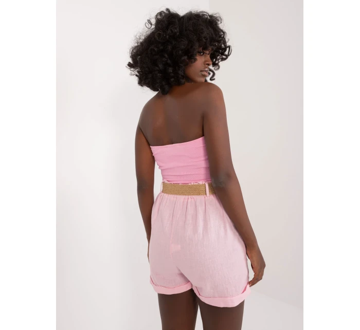 DHJ šortky SN 2598.28X svetlo ružová