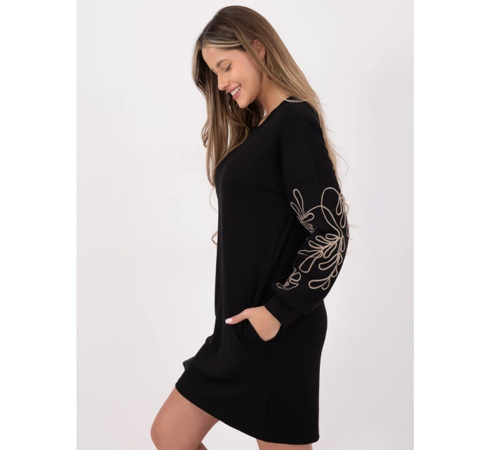 RV SK šaty A1064.95 čierne RV SK šaty A1064.95 čierne