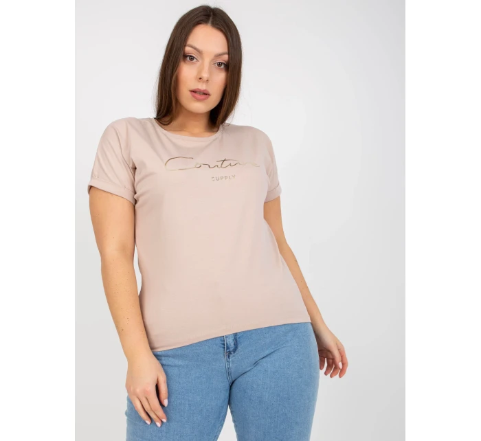 Tričko RV TS model 17420009 béžová - FPrice Tričko RV TS model 17420009 béžová - FPrice