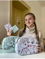 Dámska kabelka Vuch Massimo Wildflowers Grey