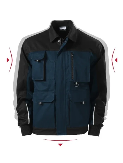 Woody pánska pracovná bunda tmavomodrá