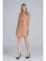 Dámske šaty M822 Brown - Figl