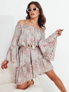 Španielske šaty FIONUALA sivé FashionStreet EY2482