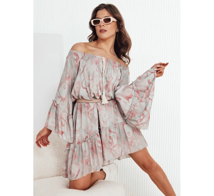 Španielske šaty FIONUALA sivé FashionStreet EY2482