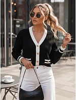 dámský svetr černý model 21982277 - FashionStreet dámský svetr černý model 21982277 - FashionStreet