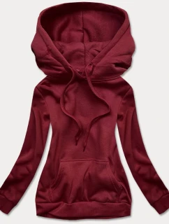 Dámska mikina vo vínovej farbe (W02-21)
