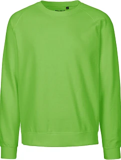 O Unisex raglánová mikina z bio bavlny lime model 22504906 - Neutral