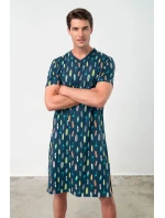 Pohodlná pánská noční košile model 18363465 - Vamp Pohodlná pánská noční košile model 18363465 - Vamp
