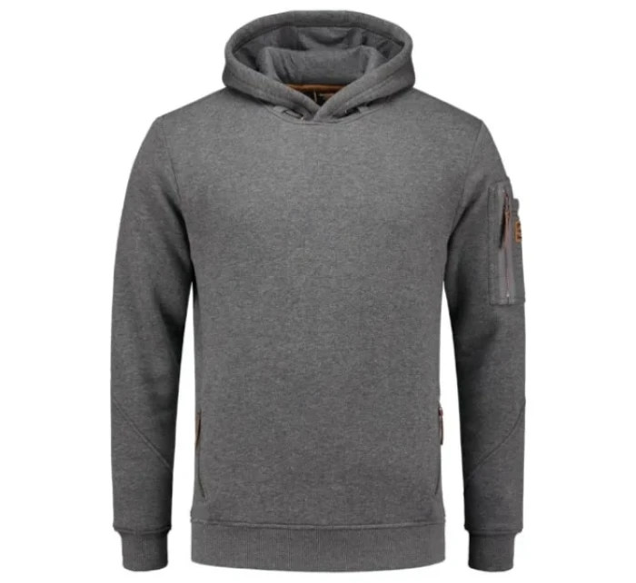 Premium Mikina s kapucňou pánska stone melange