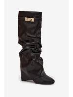 Topánky na podpätku model 220723 Krok vo veľkom štýle