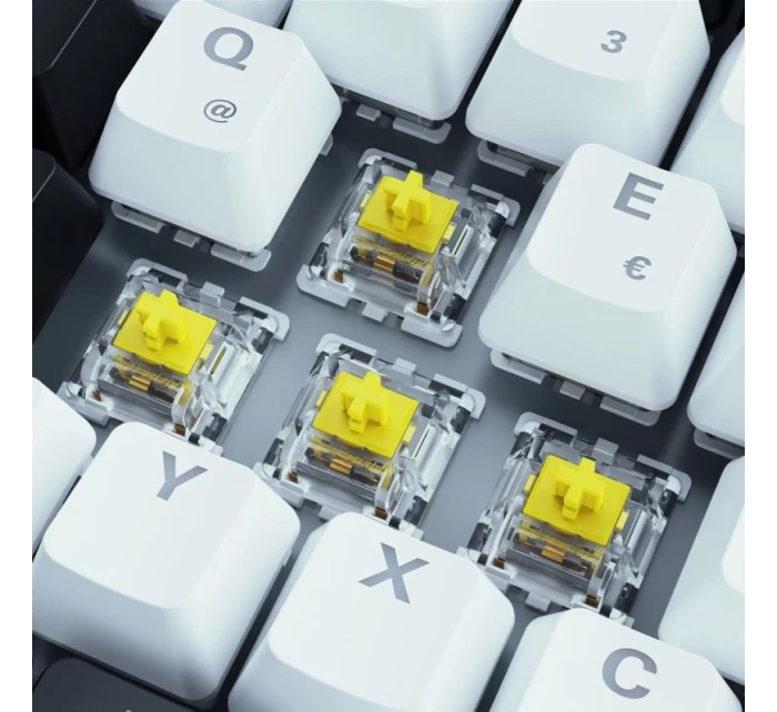 Sharkoon SKILLER SGK50 S3 USB QWERTZ herná klávesnica nemecká biela Sharkoon SKILLER SGK50 S3 USB QWERTZ herná klávesnica nemecká biela