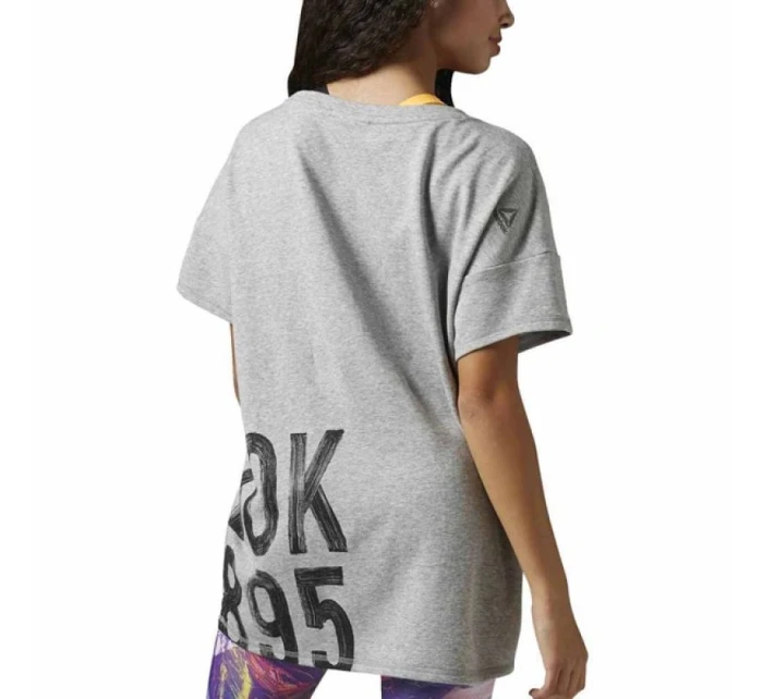 Šedé tričko model 21872368 - Reebok Šedé tričko model 21872368 - Reebok