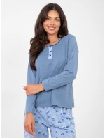 DU PI FP 007.69 sivomodré pyžamo