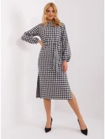 LK SK 509516 šaty.04 biela a čierna