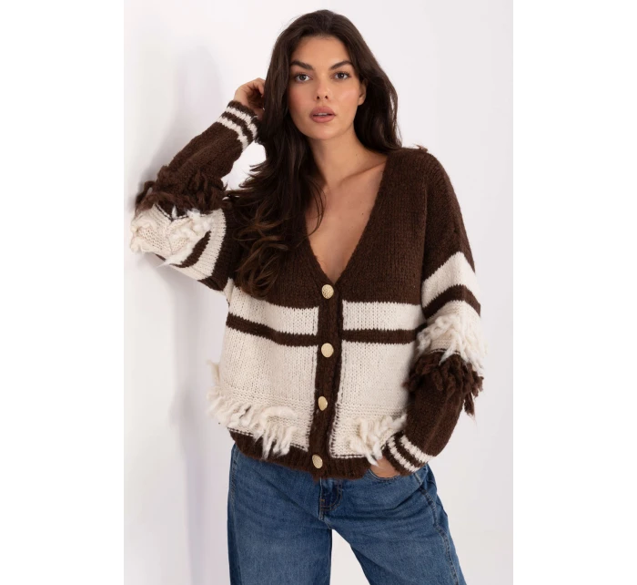 Sveter na gombíky model 218010 Taliansko Moda