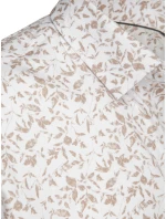 Pánska ležérna biela košeľa FashionStreet DX2636