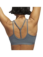 Dámska športová podprsenka adidas Coreessentials Medium-Support šedá HD7686