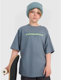 Chlapecké tričko oversize s potiskem model 21736477 - 4F