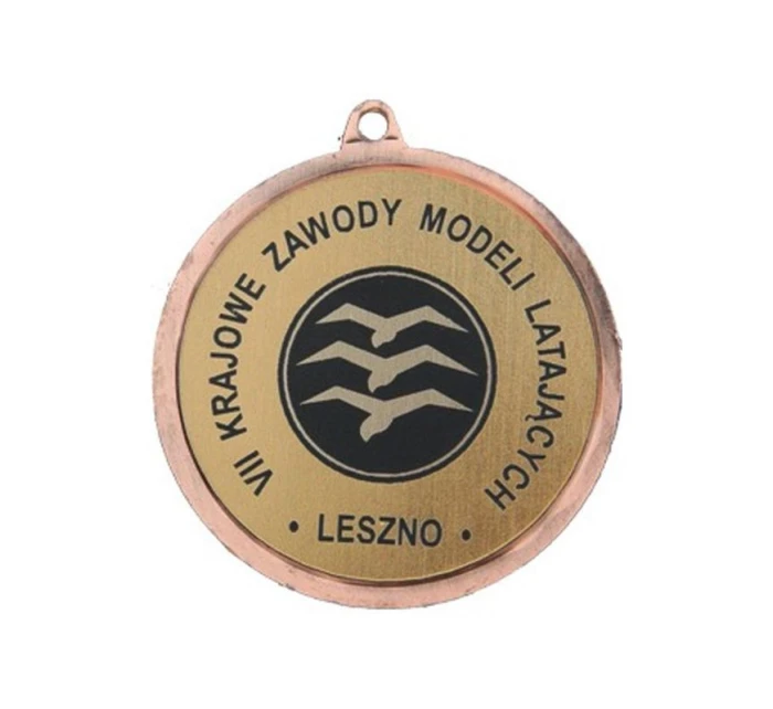 Medal metalowy z grawerowaniem na laminacie Medal metalowy z grawerowaniem na laminacie