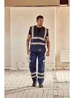 HVW 120 HiVis síťovaná bezpečnostní vesta model 22502225 black - Yoko
