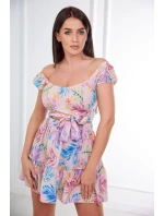 Pudrově růžová květinová sada