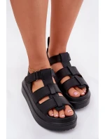 Dámské Sandály Na Platformě Černé model 21696282 - Boto