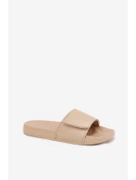 Dámské Pantofle Béžové model 21697593 - 4F