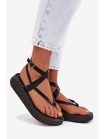 Dámské sandály na platformě Černé model 22038434 - Boto