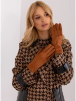 Rękawiczki AT RK model 19367902 jasny brązowy - FPrice