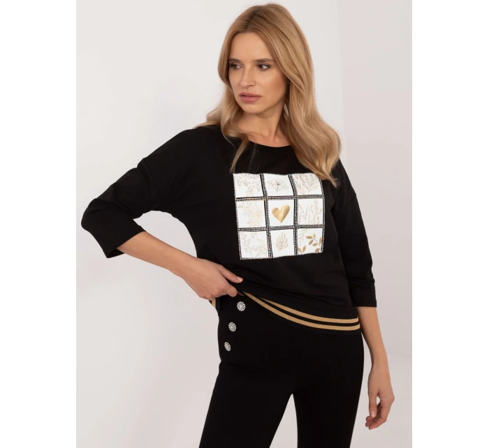 Blúzka CLM BZ 1268.67 čierna Blúzka CLM BZ 1268.67 čierna