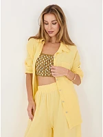 Koszula MI KS model 22102662 jasny żółty - FPrice