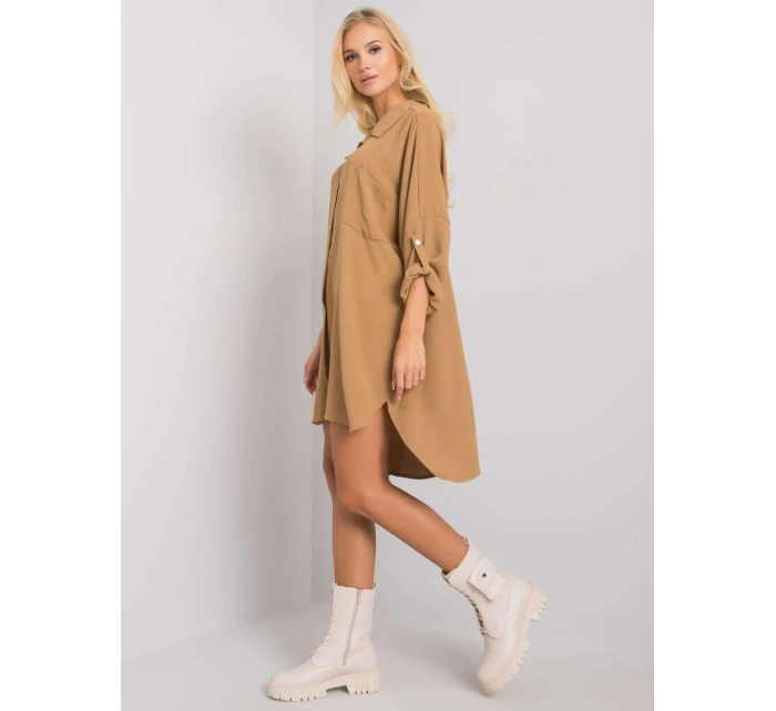 Šaty DHJ SK model 15911762 tmavě lila - FPrice Šaty DHJ SK model 15911762 tmavě lila - FPrice