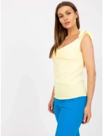 Dámský top WN TP model 17431595 světle žlutý - FPrice Dámský top WN TP model 17431595 světle žlutý - FPrice