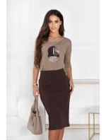 model 21292644 BLOUSE - OFF PINK