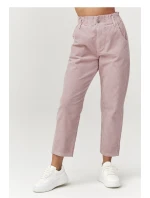 Šnúrové nohavice model 223241 Makadamia Šnúrové nohavice model 223241 Makadamia