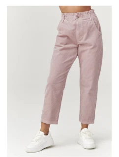 Šnúrové nohavice model 223241 Makadamia