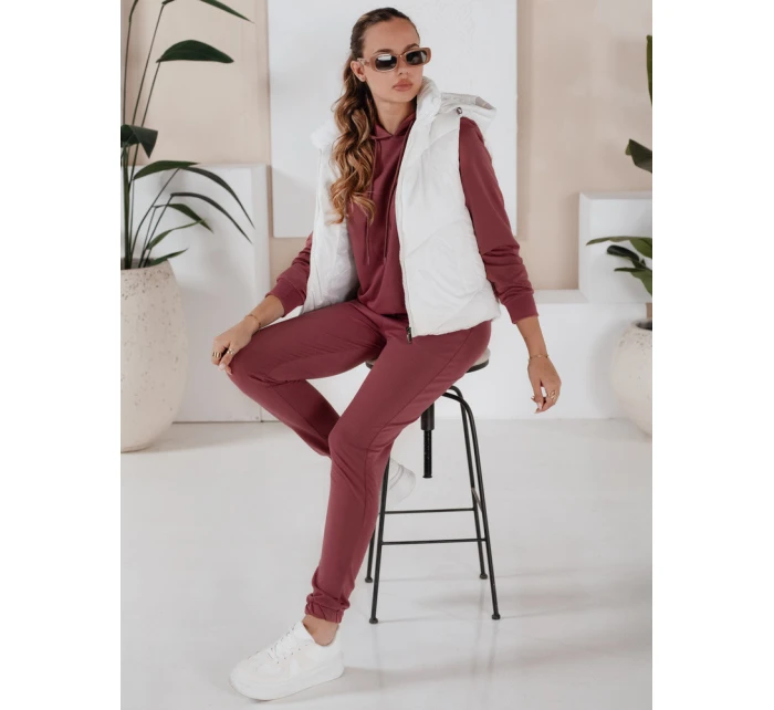 Dámske tepláky MIGEL burgundy FashionStreet AY0809
