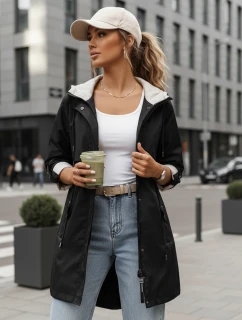 Dámska prechodná bunda parka MEROY black FashionStreet TY4290