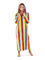 Dámsky župan 3656 Capri s kapucňou a zipsom - Vestis Dámsky župan 3656 Capri s kapucňou a zipsom - Vestis