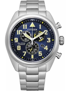 CITIZEN Super Titanium Eco-Drive Pánske hodinky AT2480-81L + BOX