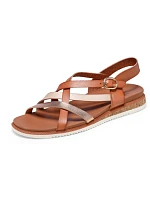 Dámske sandále Skechers DESERT KISS LOW PEAK RANK 114709 CSNT
