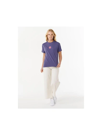 Tričko RIP CURL ICONS OF SURF RELAXED TEE, modré