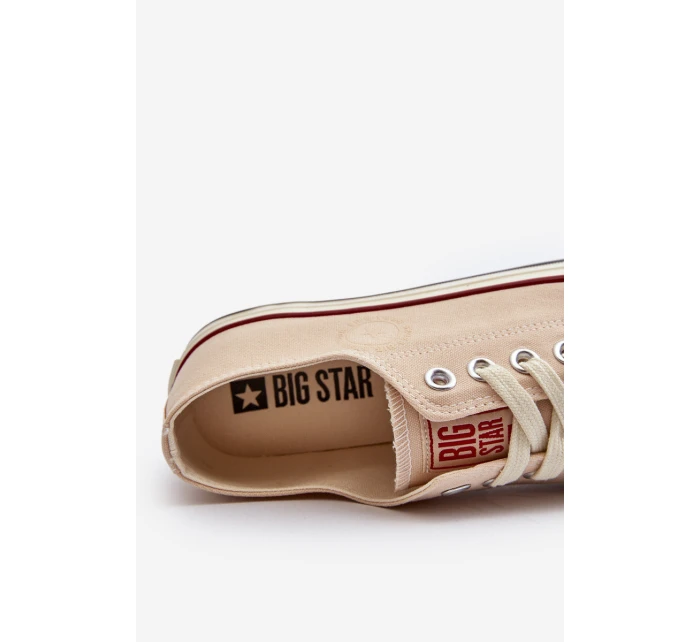 Niskie Trampki Męskie Big Star NN174100 Beżowe