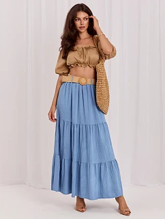 Spódnica MO SD model 22278312 niebieski - FPrice
