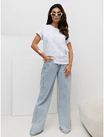 Bluzka RV BZ model 22123701 jasny niebieski - FPrice