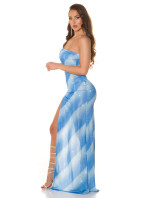 Sexy Koucla party maxi dress with glitter gradient