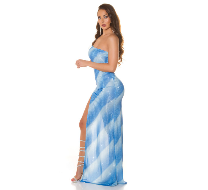 Sexy Koucla party maxi dress with glitter gradient