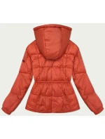 Dámska zimná prešívaná bunda (15200) koralová - Goodlooking