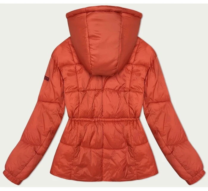 Dámska zimná prešívaná bunda (15200) koralová - Goodlooking